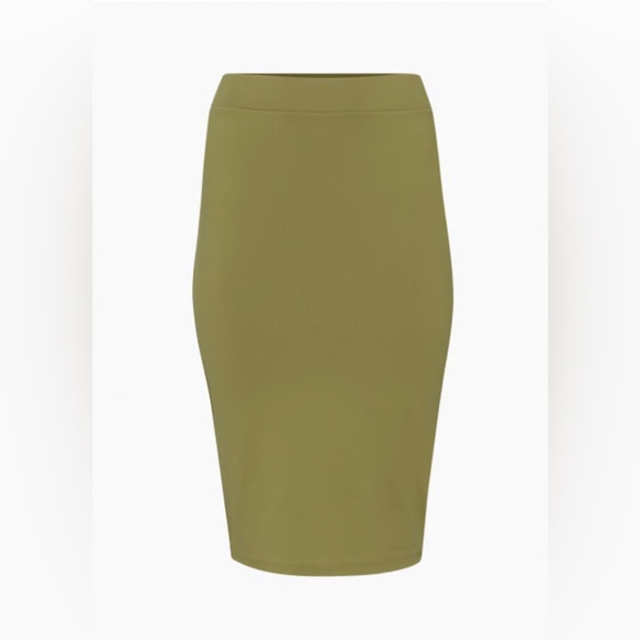 SOLD - Aritzia Babaton | Contour Pencil Skirt | Fen Green | Size M - Picture 3 of 5